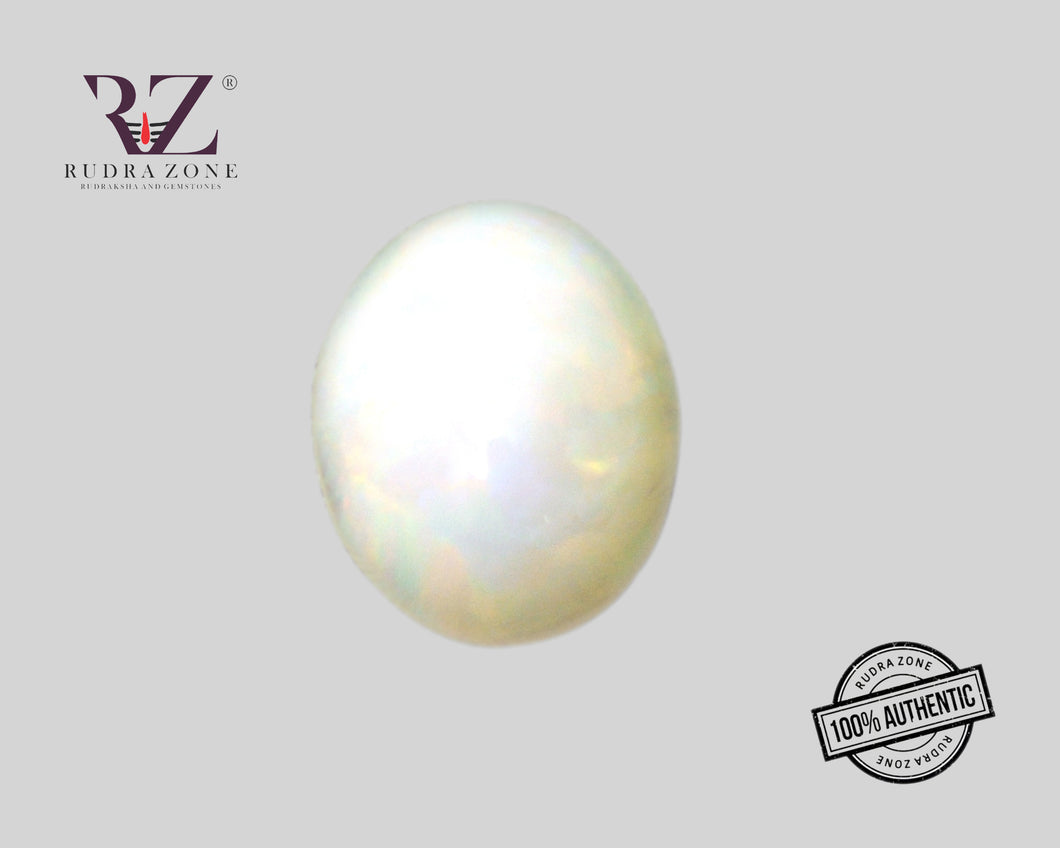 Natural White Opal Stone (8 Ratti)