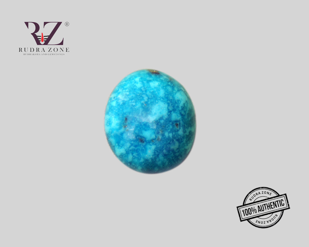 Natural Turquoise Firoza Stone (5.25 Ratti)