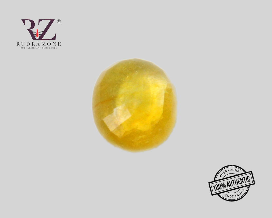 Natural Yellow Sapphire Pukhraj Stone (9.25 Ratti)