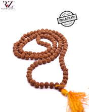 Load image into Gallery viewer, Natural 5 Mukhi Pathri Rudraksha Mala
