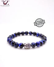 Cargar imagen en el visor de la galería, Blue Tiger Eye Stone Bracelet
