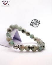 Load image into Gallery viewer, Kiwi Jasper Stone Bracelet
