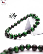 Cargar imagen en el visor de la galería, Green Tiger Eye Stone Bracelet
