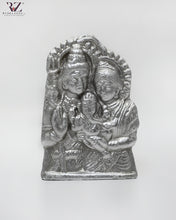 Load image into Gallery viewer, Silver Parad Shiv Parivar- Shiv ji, Ganesh ji, Parvati ji
