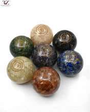 गैलरी व्यूवर में इमेज लोड करें, 7 Chakra Gemstone Ball
