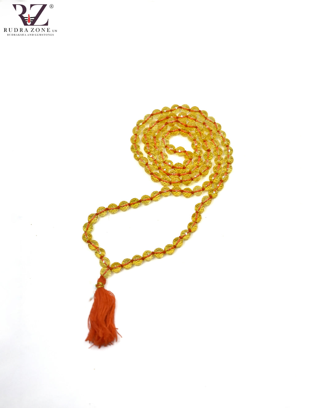 Natural Citrine Mala- Semi Precious