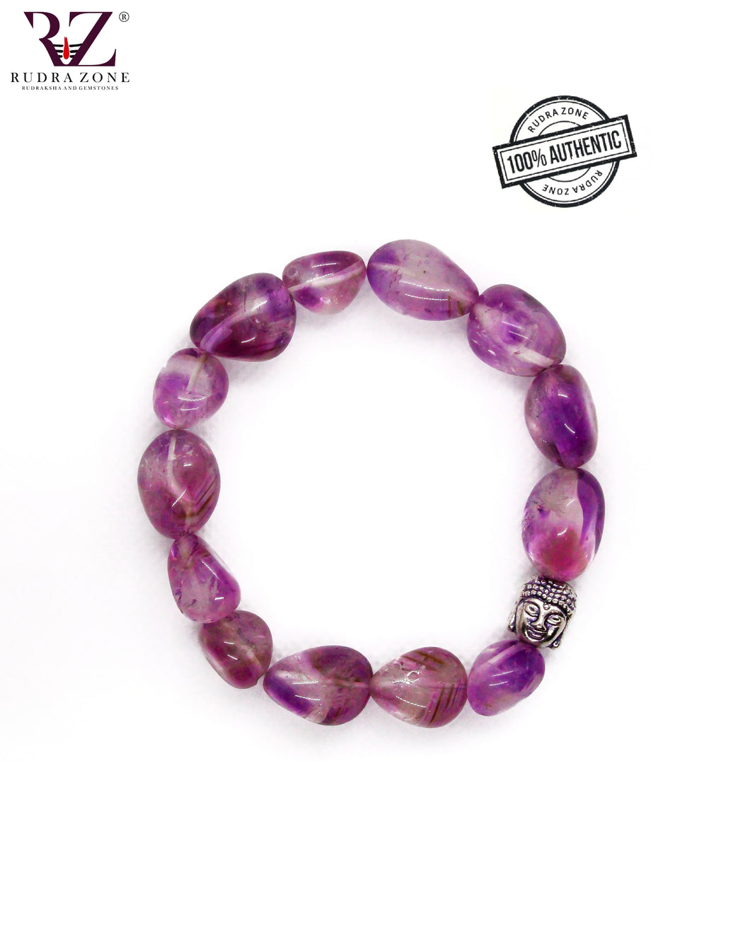 Purple Buddha Tambole Stone Bracelet