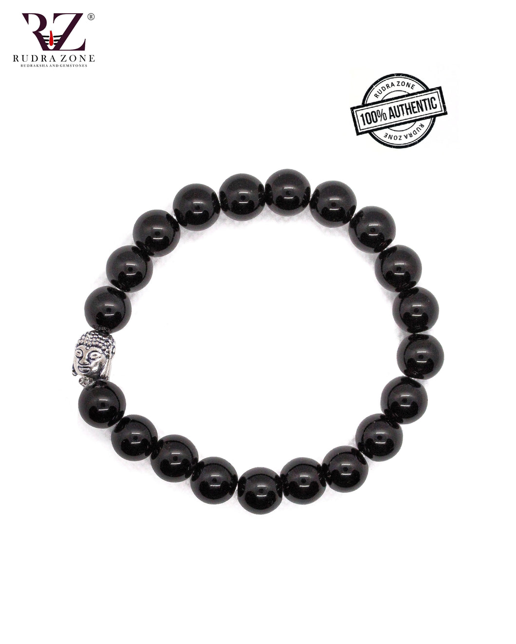 Black Hakik With Buddha Stone Bracelet