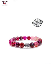 Load image into Gallery viewer, Pink Buddha Stone Bracelet
