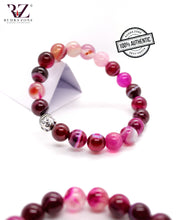 Load image into Gallery viewer, Pink Buddha Stone Bracelet
