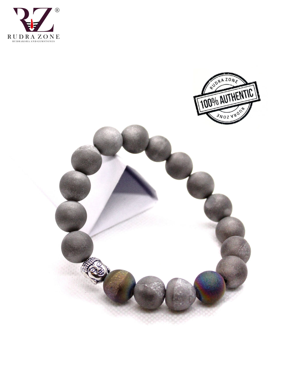 Dozi Matte Gray Stone Bracelet