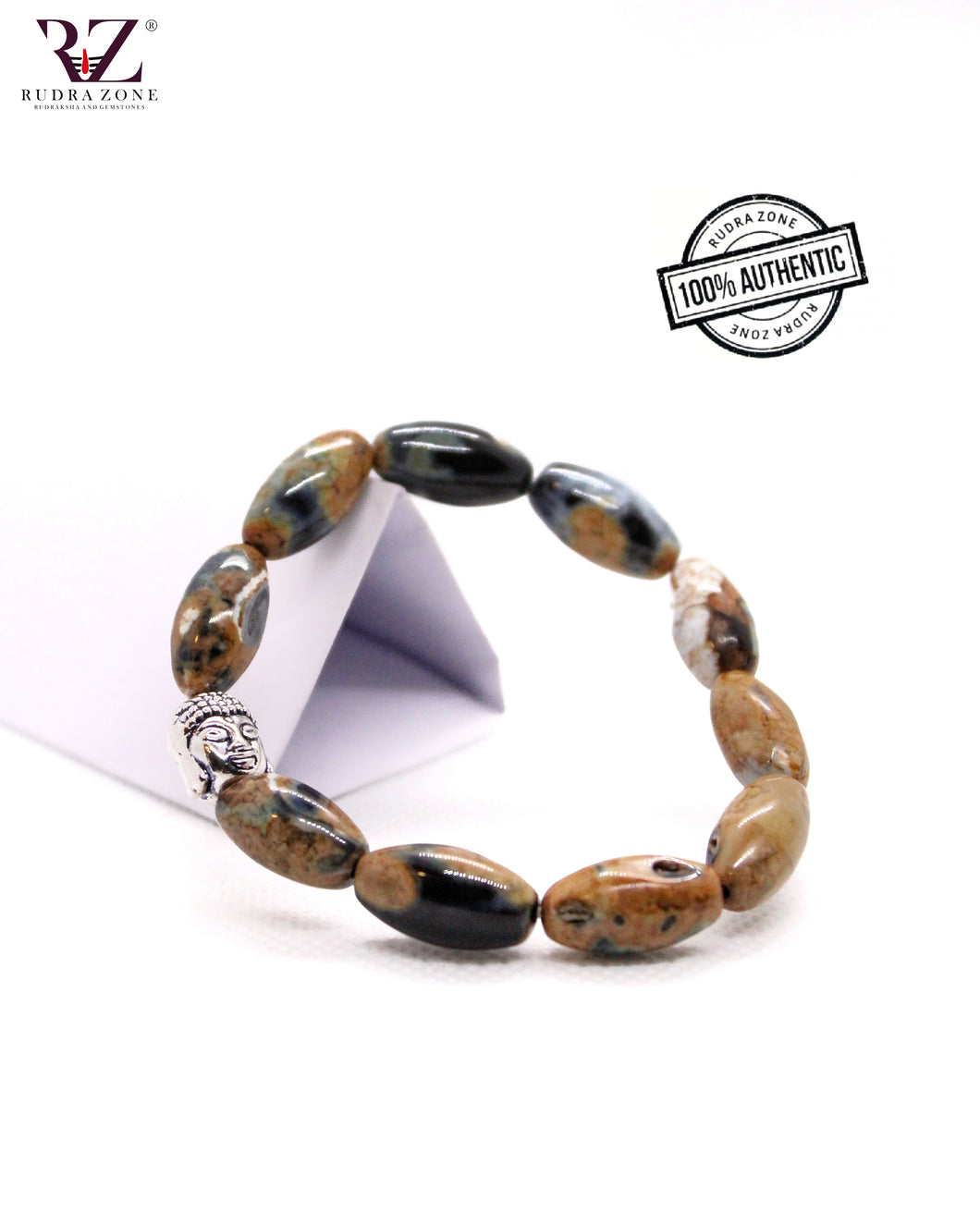 Tumble Buddha Stone Bracelet