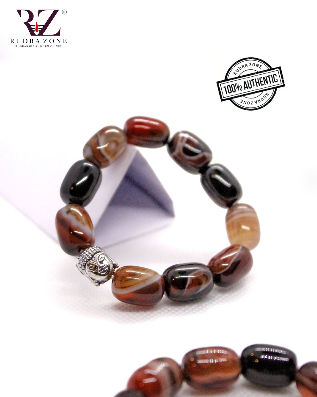 Tumble Buddha Stone Bracelet