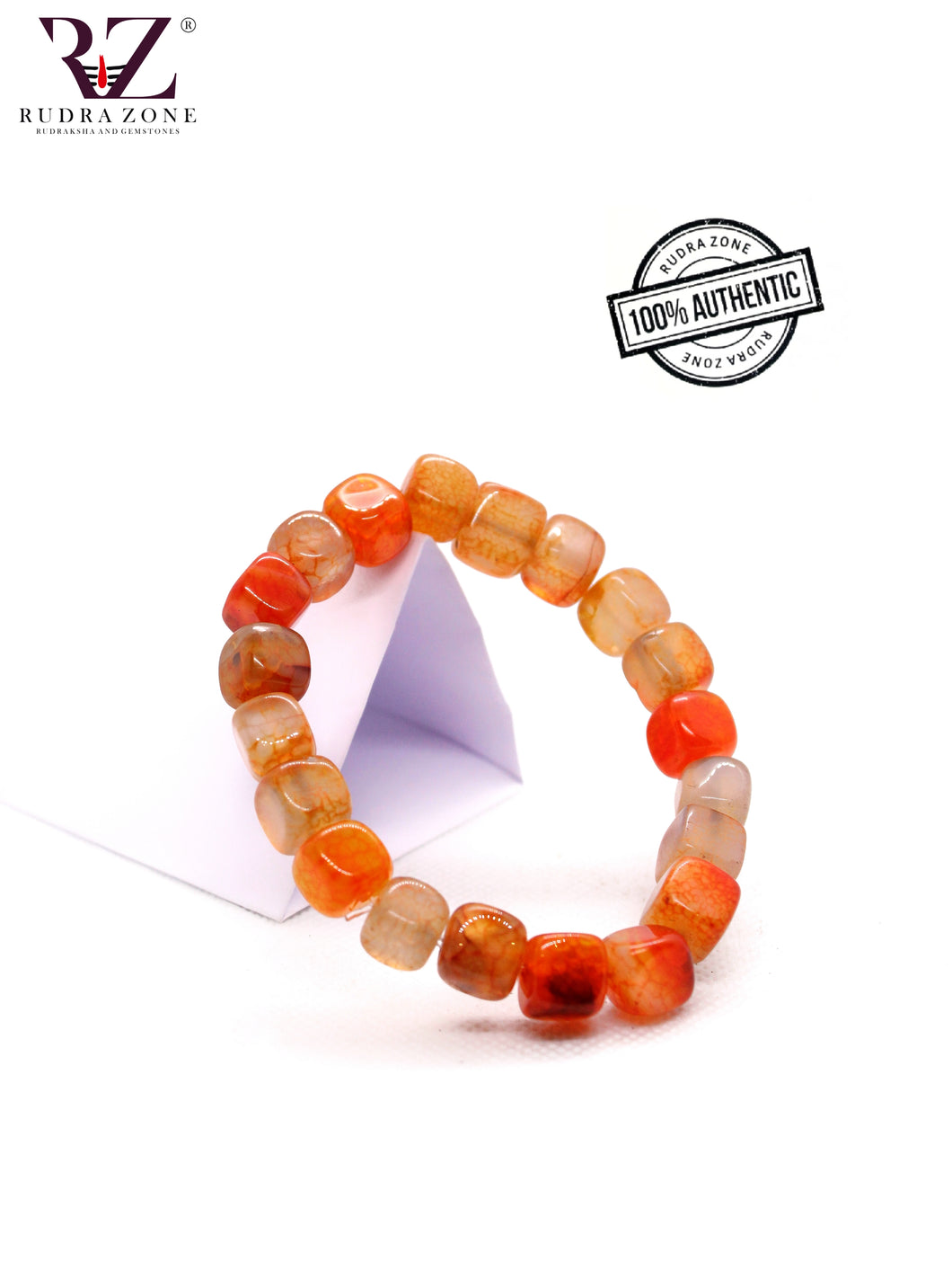 Fancy Orange Stone Bracelet