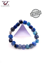 Load image into Gallery viewer, Navy Blue Buddha Stone Bracelet
