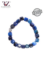 Load image into Gallery viewer, Navy Blue Buddha Stone Bracelet
