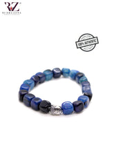 Load image into Gallery viewer, Navy Blue Buddha Stone Bracelet
