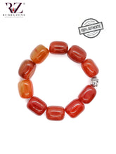 Load image into Gallery viewer, Orange Tumble Stone Bracelet
