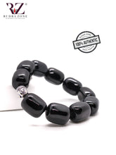 Load image into Gallery viewer, Black Tumble Stone Bracelet
