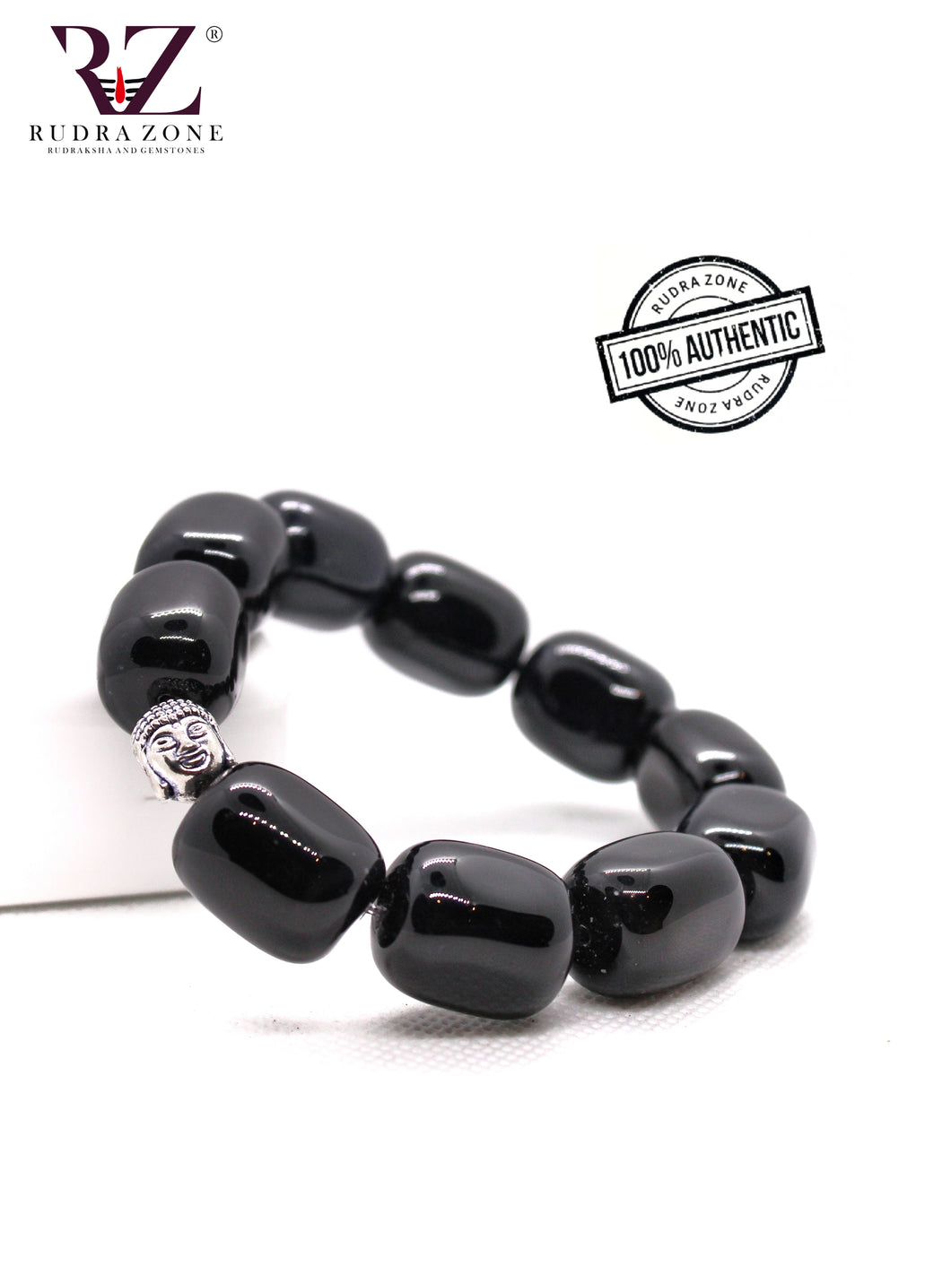 Black Tumble Stone Bracelet