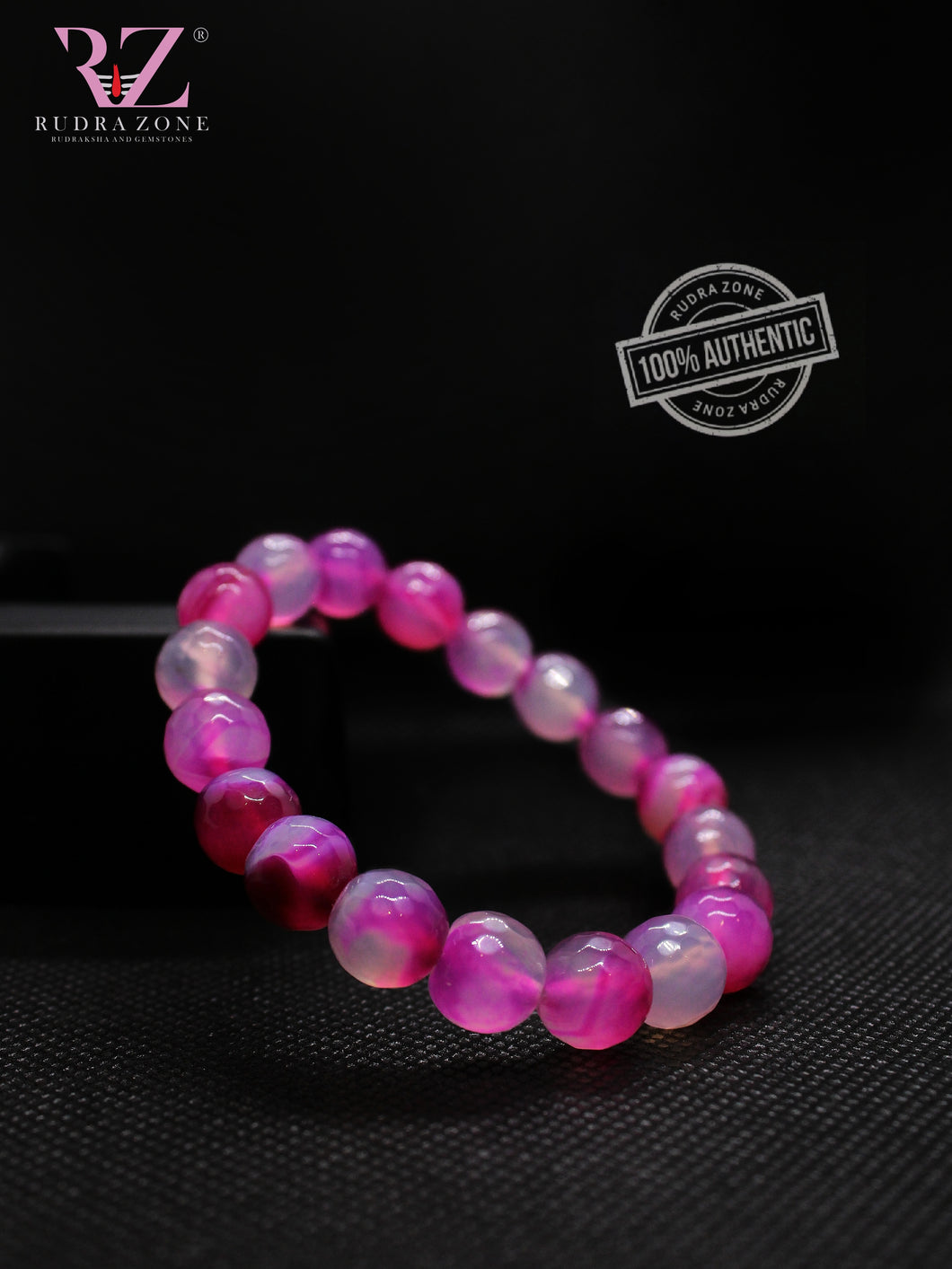 Pink Tumble Stone Bracelet