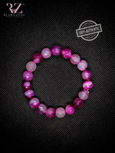 Load image into Gallery viewer, Pink Tumble Stone Bracelet
