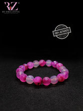 Load image into Gallery viewer, Pink Tumble Stone Bracelet
