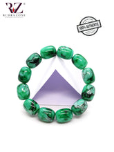 Load image into Gallery viewer, Green Tumble Stone Bracelet
