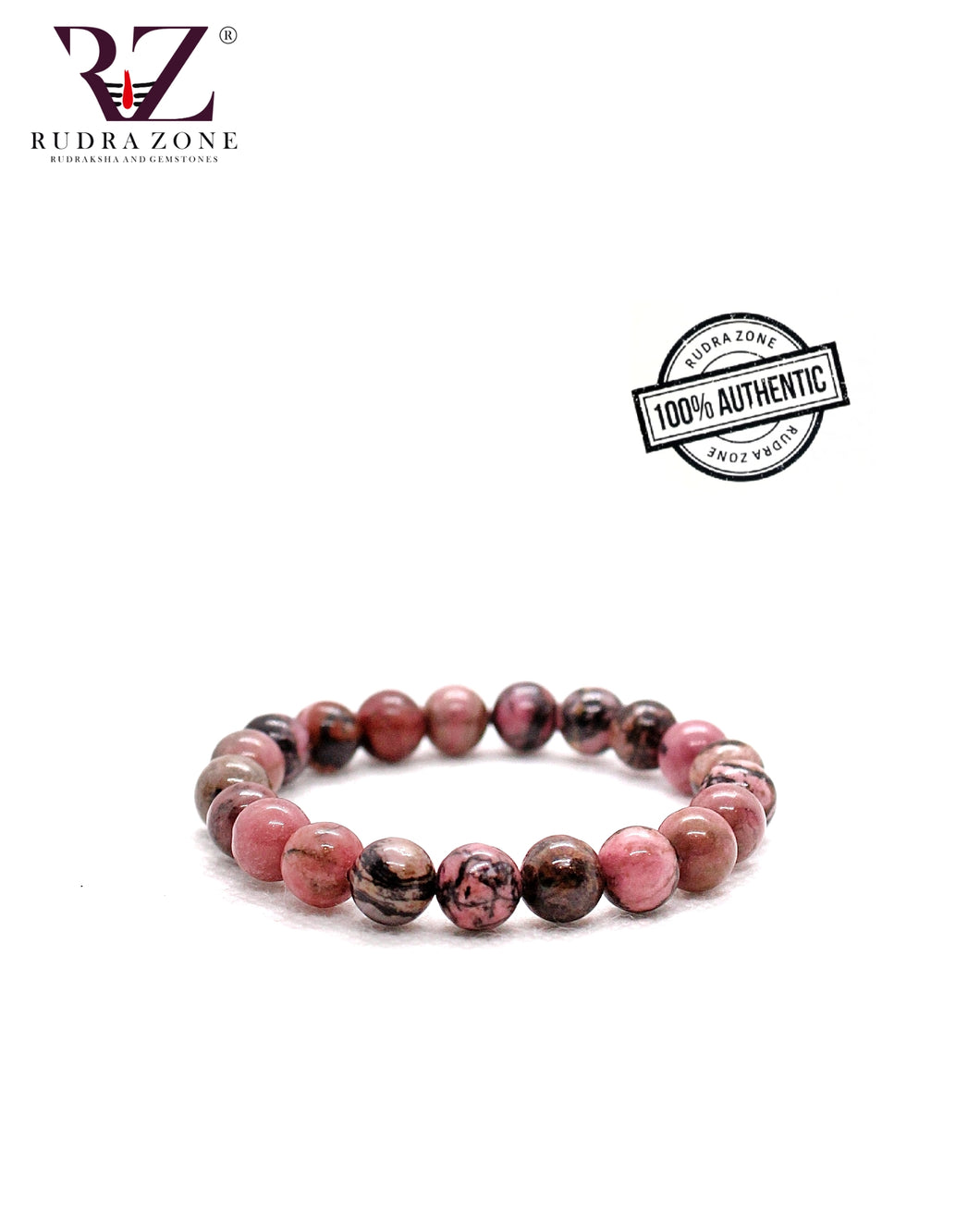 Pink Rhodolite Stone Bracelet