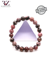 Load image into Gallery viewer, Pink Rhodolite Stone Bracelet
