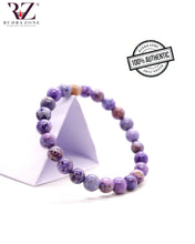 Load image into Gallery viewer, Purple Onyx Stone Bracelet
