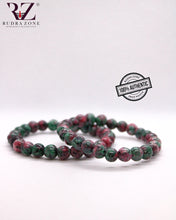 Load image into Gallery viewer, Ruby Zoisite Stone  Bracelet
