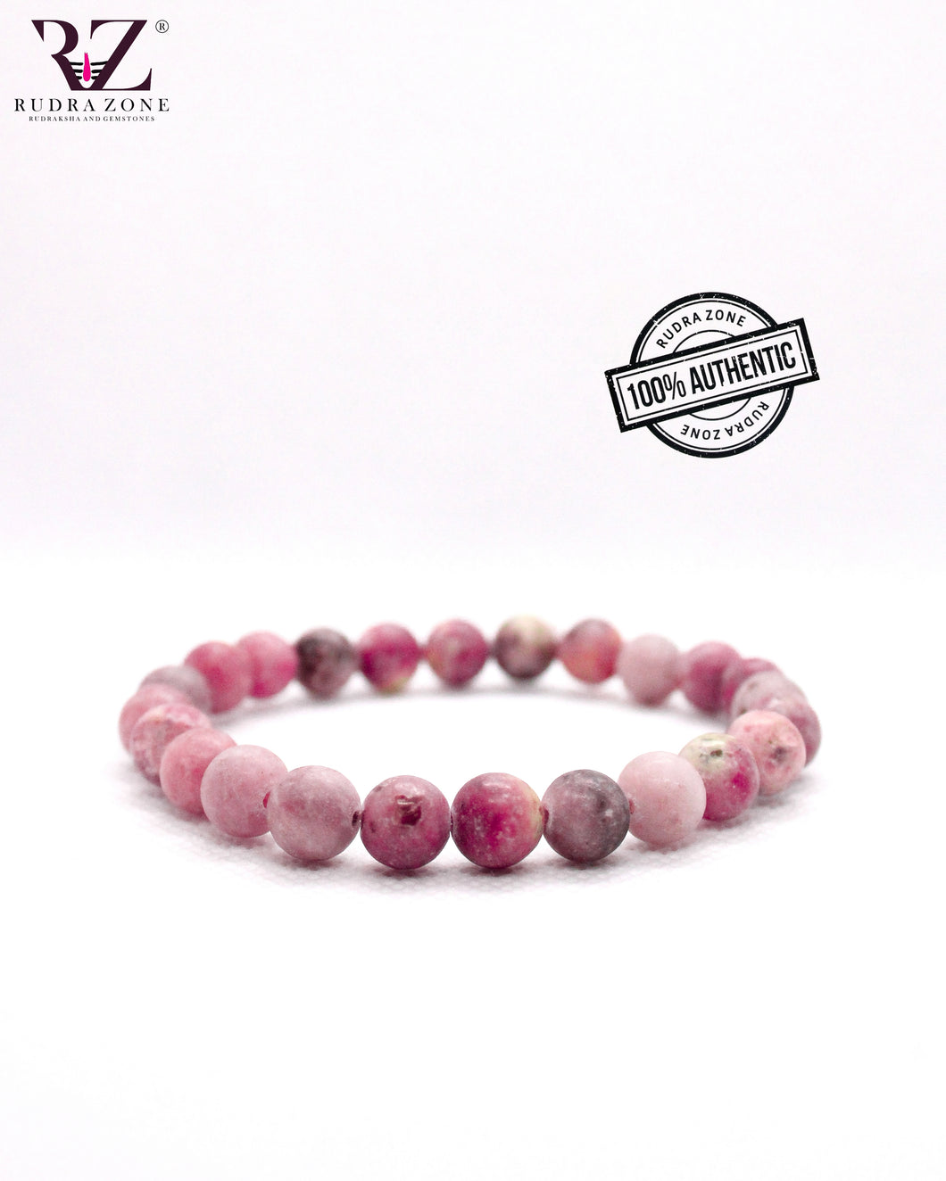 Pink Rhodonite Stone Bracelet